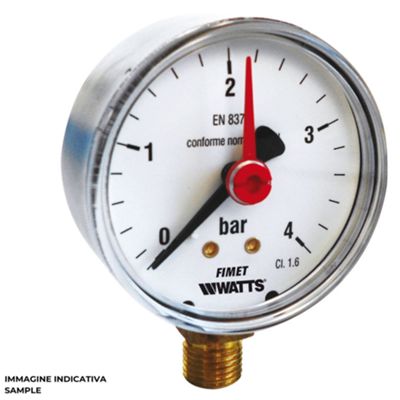 Watts PA3816BB00 - manometro radiale 1/4 0-16 bar D.63