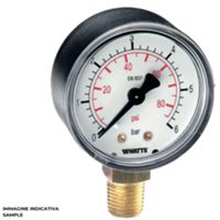 Watts PZFEA321018LF - Manómetro radial 1/4 0-10 bar/psi D.63