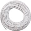 Cable trenzado de algodón blanco 3G1.5 - 50 m