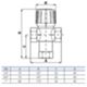 Watts 6110C34 - valvola mix termostatica 3/4 F