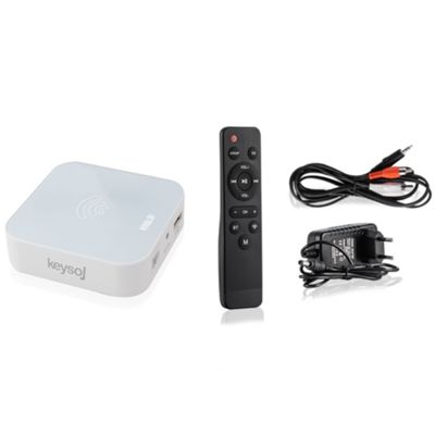 Vivaldi KEYSOL-15S - Centro multimedia de audio con Wi-Fi y Bluetooth de 15+15 W