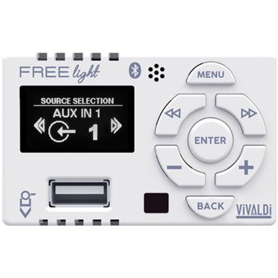 Vivaldi FREELIGHT.W - 25+25W Jupiter white audio multimedia device
