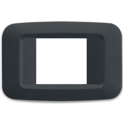 Ave 45PY02GN Sistema 45 - placca 2 moduli grigio noir