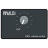 Vivaldi CV101B - attenuatore di volume Ulisse nero