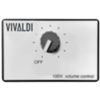 Vivaldi CV101W - Atenuador de volumen Ulysses, blanco