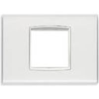 Vimar 20652.B41 Eikon - ice reflex 2-module plate