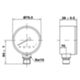 Watts PA4210DC01 - Manomètre radial 3/8 0-10 bar D.80