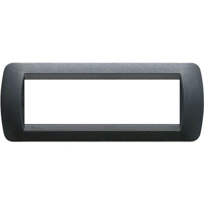 Living International - dark steel 7-place technopolymer plate
