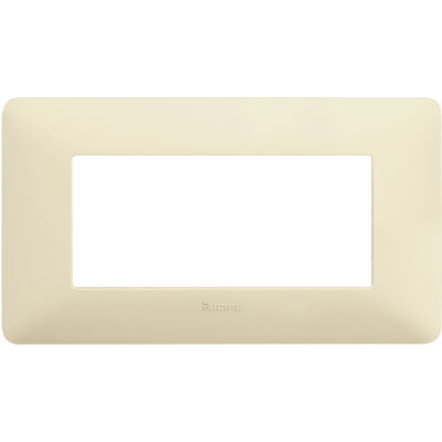 Matix - Bianchi plate in technopolymer 4 places ivory colour