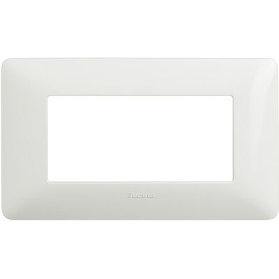 Matix - Placa Bianchi en tecnopolímero 4 plazas, color blanco