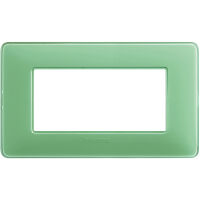Matix - Plato Colors de tecnopolímero de 4 plazas, color té verde