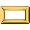 Matix - 4-place Galvanics technopolymer plate in shiny gold colour