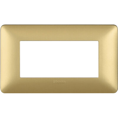 Matix - Metallics plate in gold-coloured 4-place technopolymer