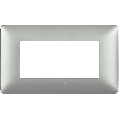 Matix - Metallics plate in technopolymer 4 places, silver colour