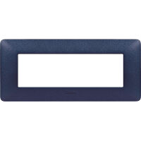 Matix - Placa de tecnopolímero Textures de 6 plazas, color azul mercurio