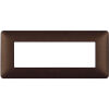 Matix - 6-place Textures technopolymer plate, coffee brown color