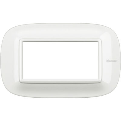 BTicino HB4804HD Axolute - white axolute 4-module cover plate