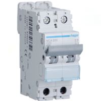 Hager MCA220 - magnetotermico 2P C20 6KA 2M