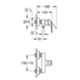 Grohe 33555003 – Eurosmart external shower mixer 