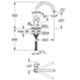 Grohe 31367001 – BauEdge high-spout sink mixer