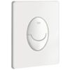 Grohe 38505SH0 - Placa de inodoro Skate Air White de 2 botones