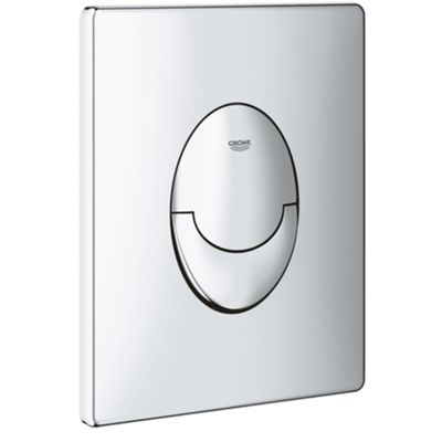 Grohe 38505000 - Placa de inodoro Skate Air Chrome de 2 botones