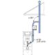 Geberit 110.791.00.1 - WC combifix 109 cm avec Sigma 8 et aspiration