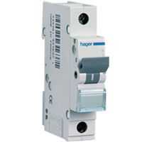 Disyuntor Hager MYN106 - 1P C6 4.5KA 1M