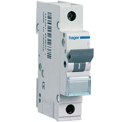Disyuntor Hager MYN106 - 1P C6 4.5KA 1M