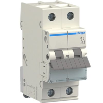 Hager MYN210 - 2P C10 4.5KA 2M circuit breaker