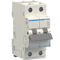 Hager MYN225 - 2P C25 4.5KA 2M circuit breaker