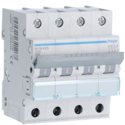 Hager MYN425 - magnetotermico 4P C25 4.5KA 4M