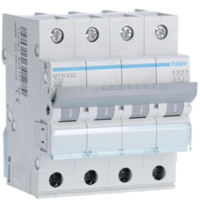 Disjoncteur Hager MYN432 - 4P C32 4,5KA 4M