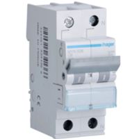 Hager MYN506 - disyuntor 1P+N C6 4,5KA 2M