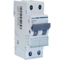 Hager MYN520 - disjoncteur 1P+N C20 4,5KA 2M