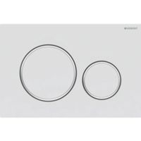 Geberit 115.882.JT.1 - Placa Sigma20 ABS blanco/cromo