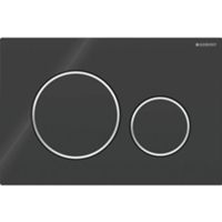 Geberit 115.882.KM.1 - Sigma20 ABS negro/cromado
