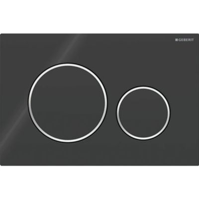 Geberit 115.882.KM.1 - Sigma20 abs black/chrome plate