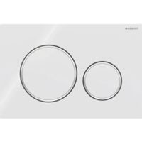 Geberit 115.882.KJ.1 - Sigma20 plate abs white/chrome