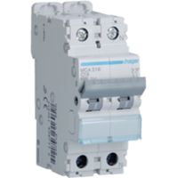 Hager MCA516 - disyuntor 1P+N C16 6KA 2M