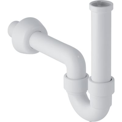 Geberit 151.100.11.1 - Sifón curvo para lavabo blanco