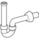 Geberit 151.100.11.1 - Sifón curvo para lavabo blanco