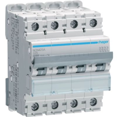 Hager NCN425A - magnetotermico 4P C25 10KA 4M