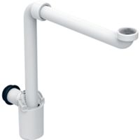 Geberit 151.117.11.1 - space-saving siphon for white washbasin