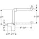 Geberit 151.117.11.1 - space-saving siphon for white washbasin