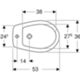 Geberit 500.889.00.1 - Colibrì floor-standing bidet