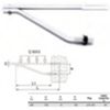RCM 254460000 - pair of white shelves, 465 mm wide