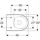 Inodoro de pie Geberit 500.394.01.7 - Selnova Compact