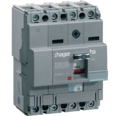 Hager HHA161H - Disyuntor H3 4P 160A 25KA