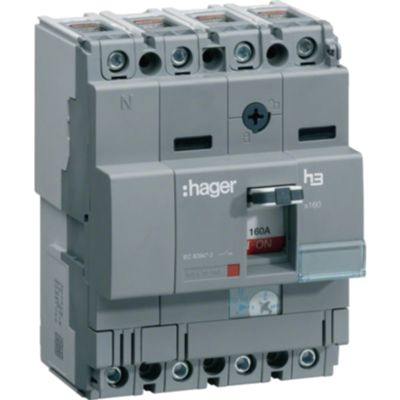 Hager HCA161H - 4P H3 160A switch disconnector